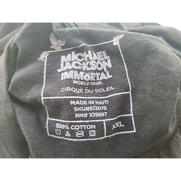 I Love MJ Immortal World Tour Cirque De Soleil T Shirt Michael Jackson - Picture 8 of 10